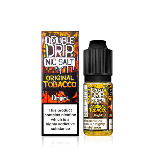 Double Drip Nic Salts Original Tobacco 10ml