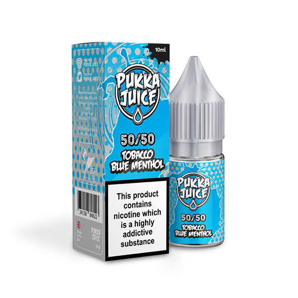 Pukka Juice Tobacco Blue Menthol 10ml E-Liquid