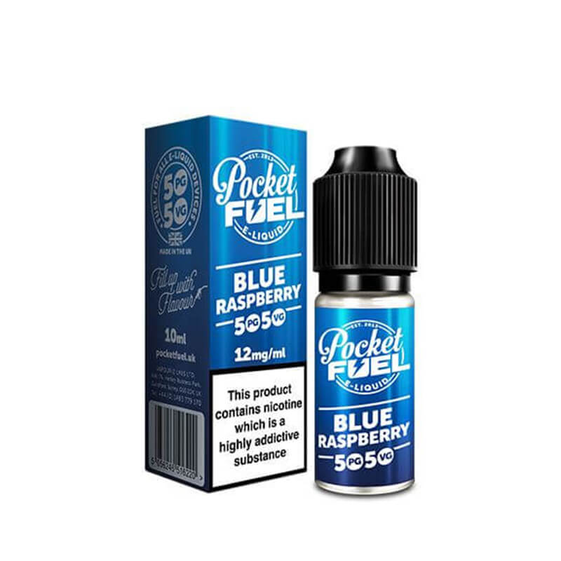 Pocket Fuel Blue Raspberry 50/50 E-Liquid