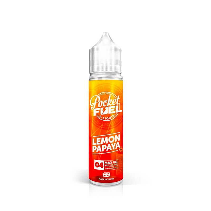 Pocket Fuel Lemon & Papaya Short Fill E-Liquid