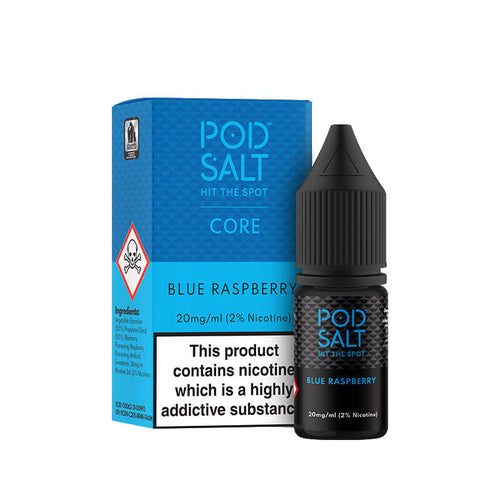 Pod Salt Core Blue Raspberry 10ml Nic Salt E-Liquid