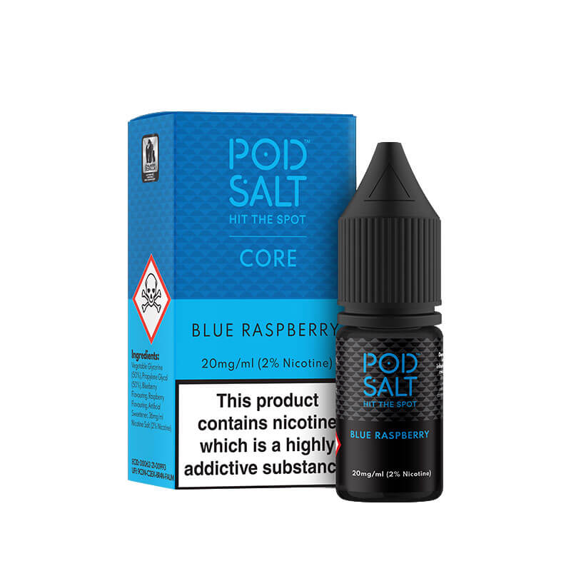 Pod Salt Core Blue Raspberry 10ml Nic Salt E-Liquid