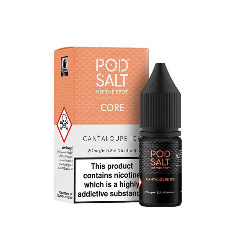 Pod Salt Core Cantaloupe Ice 10ml Nic Salt E-Liquid