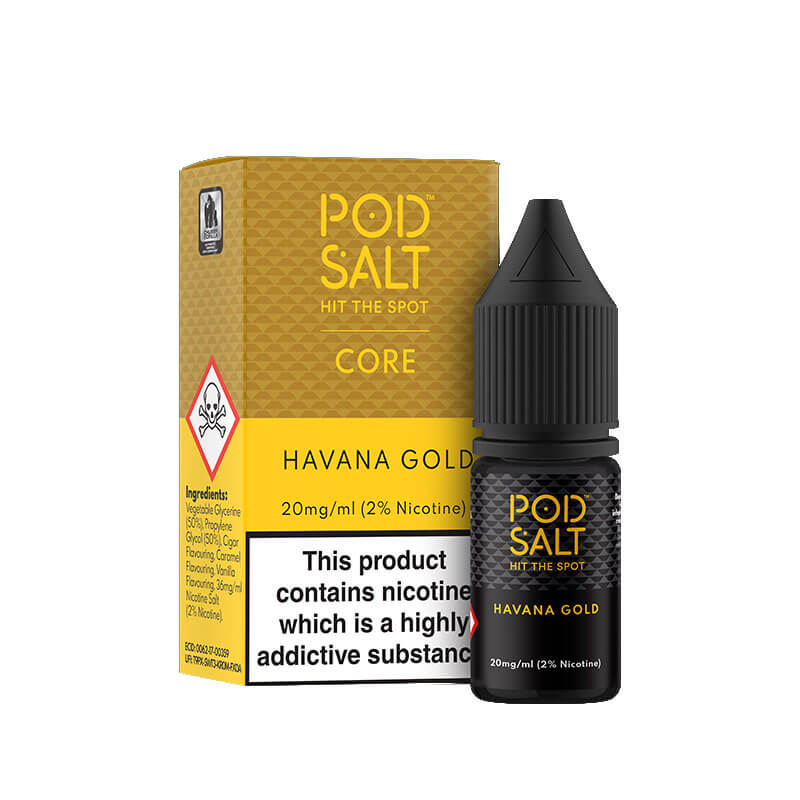 Pod Salt Core Havana Gold Nic Salt E-Liquid