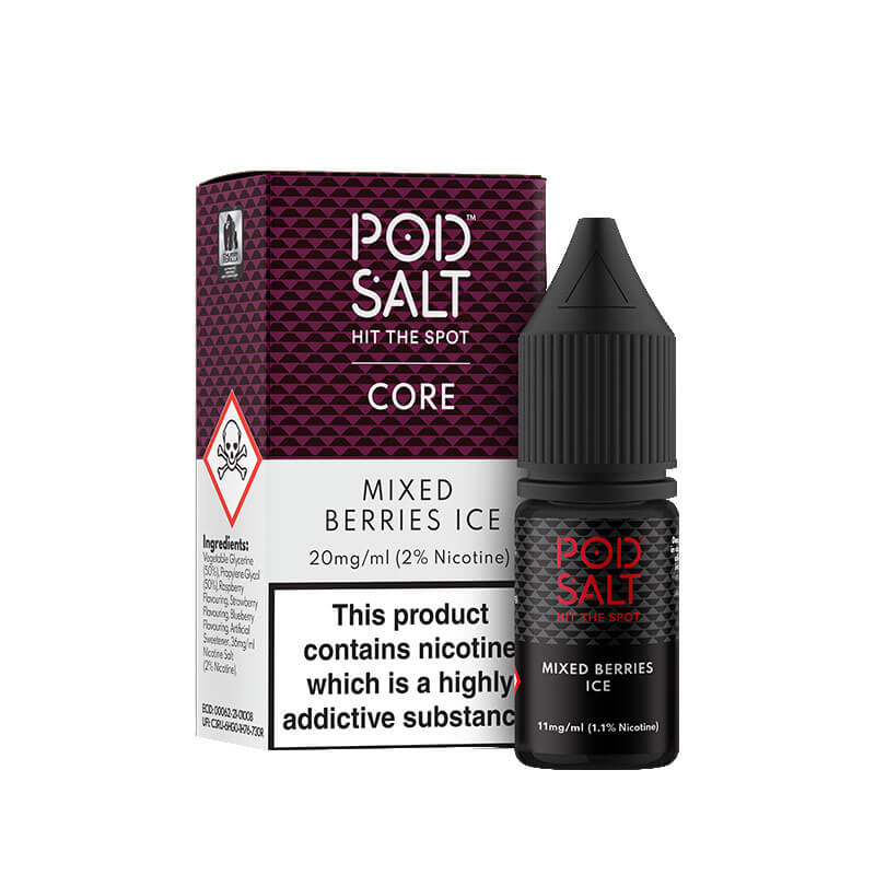 Pod Salt Core Mixed Berries Ice 10ml Nic Salt E-Liquid