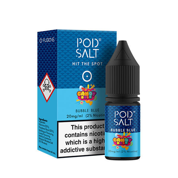 Pod Salt Fusion Bubble Blue Nic Salt E-Liquid