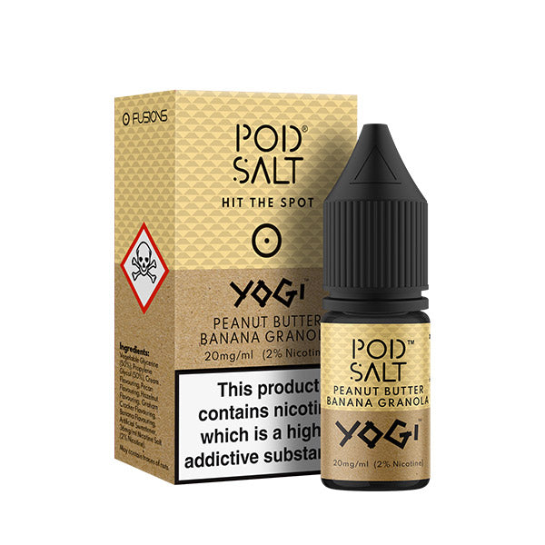 Pod Salt Fusion Peanut Butter Banana Granola  Nic Salt E-Liquid