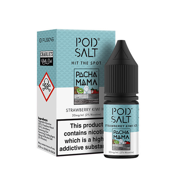 Pod Salt Fusion Strawberry Kiwi Ice Nic Salt E-Liquid