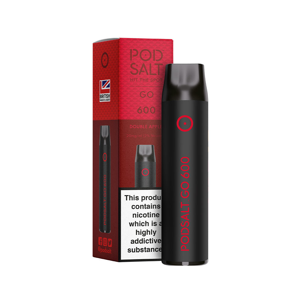 Pod Salt Go 600 Double Apple 20mg Disposable Vape