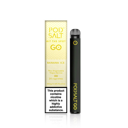 Pod Salt Go Disposable Banana Ice 2ml 20mg