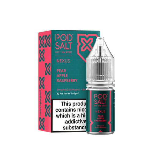 Pod Salt Nexus Pear Apple Raspberry Nic Salt E-Liquid 10ml