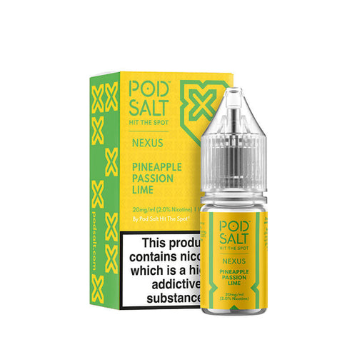 Pod Salt Nexus Pineapple Passion Lime Nic Salt E-Liquid 10ml