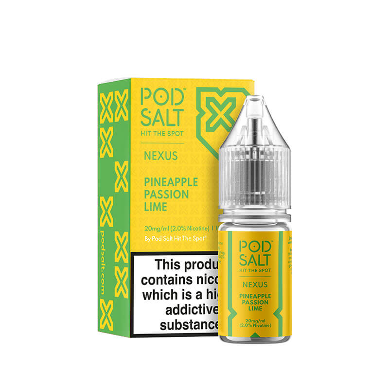 Pod Salt Nexus Pineapple Passion Lime Nic Salt E-Liquid 10ml