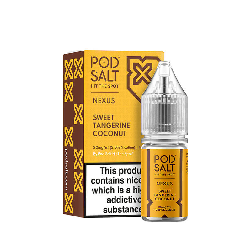 Pod Salt Nexus Sweet Tangerine Coconut Nic Salt E-Liquid 10ml