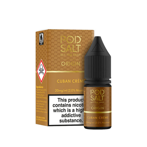 Pod Salt Origin Tobacco Creme 10ml Nic Salt E-Liquid