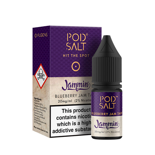 Pod Salt Fusion Blueberry Jam Tart Nic Salt E-Liquid