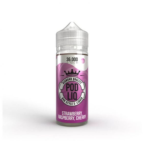 Riot Pod Liq Strawberry Raspberry Cherry 80ml Shortfill E-Liquid