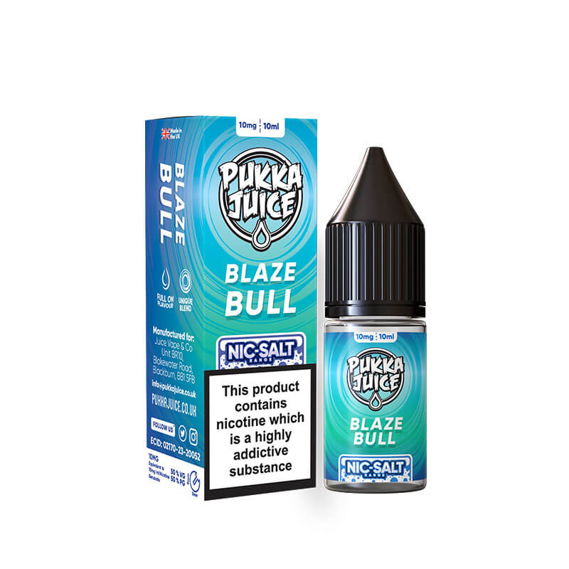 Pukka Juice Blaze Bull 10ml Nic Salt E-liquid