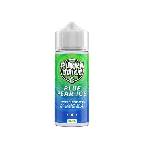 Pukka Juice Blue Pear Ice 100ml Shortfill E-Liquid