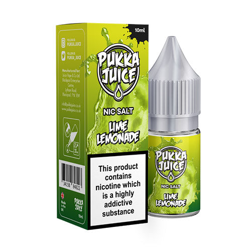 Pukka Juice Lime Lemonade Nicotine Salt E-Liquid