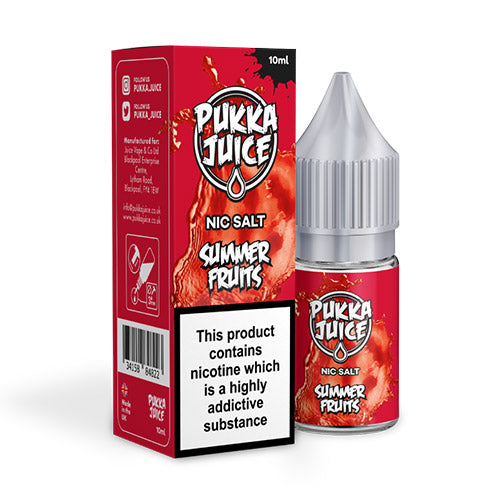 Pukka Juice Summer Fruits Nicotine Salt E-Liquid