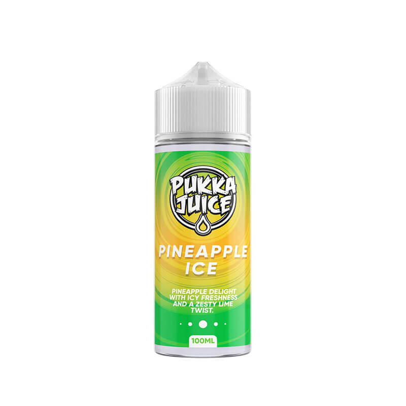 Pukka Juice Pineapple Ice 100ml Shortfill E-Liquid