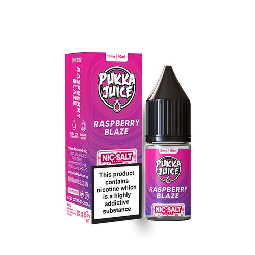 Pukka Juice Raspberry Blaze 10ml Nic Salt E-liquid