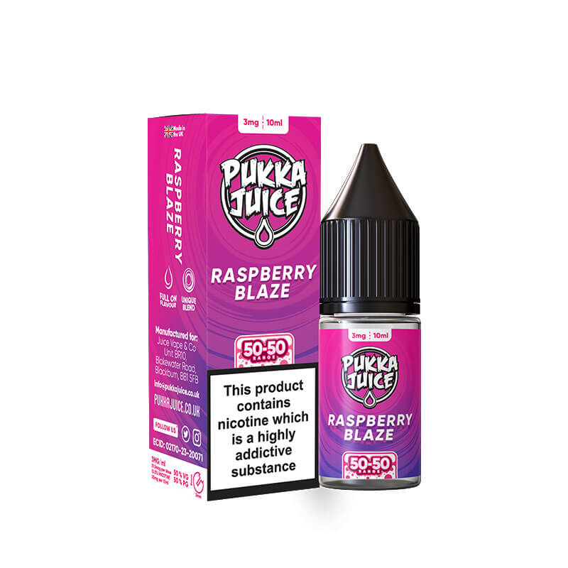 Pukka Juice Raspberry Blaze 10ml 50/50 E-Liquid