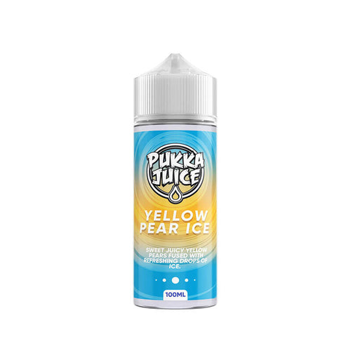 Pukka Juice Yellow Pear Ice 100ml Shortfill E-Liquid