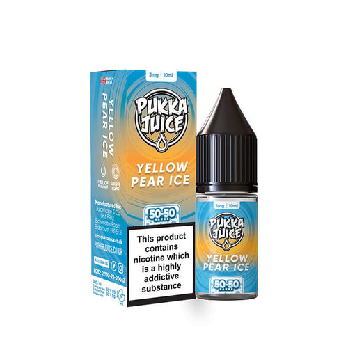 Pukka Juice Yellow Pear Ice 10ml 50/50 E-Liquid