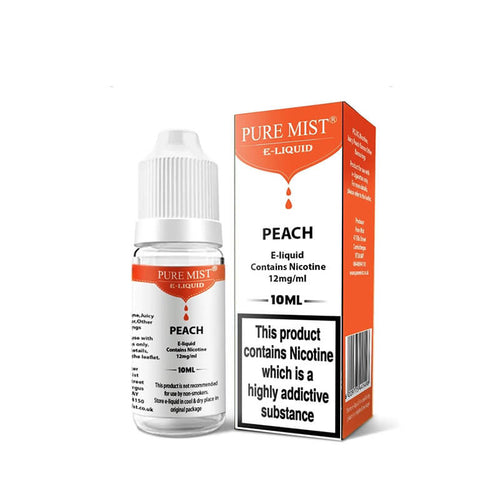 Pure Mist Peach 10ml E-Liquid