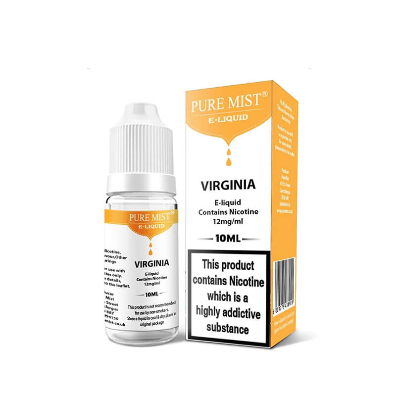 Pure Mist Virginia 10ml E-Liquid