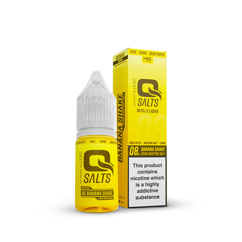 QSalts Banana Shake 10ml Nic Salt E-Liquid