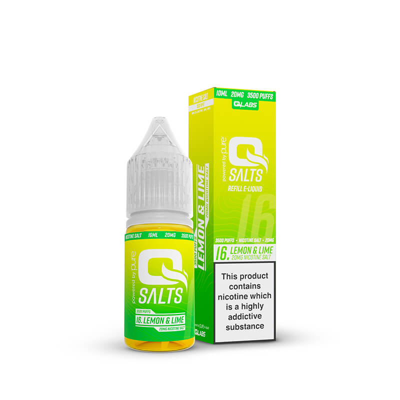 QSalts Lemon & Lime 10ml Nic Salt E-Liquid