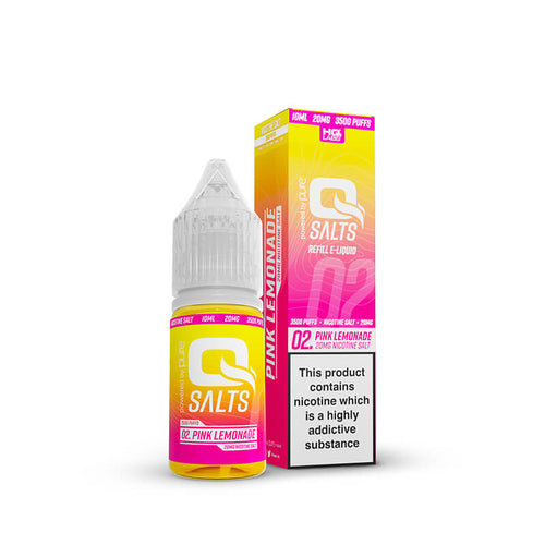 QSalts Pink Lemonade 10ml Nic Salt E-Liquid