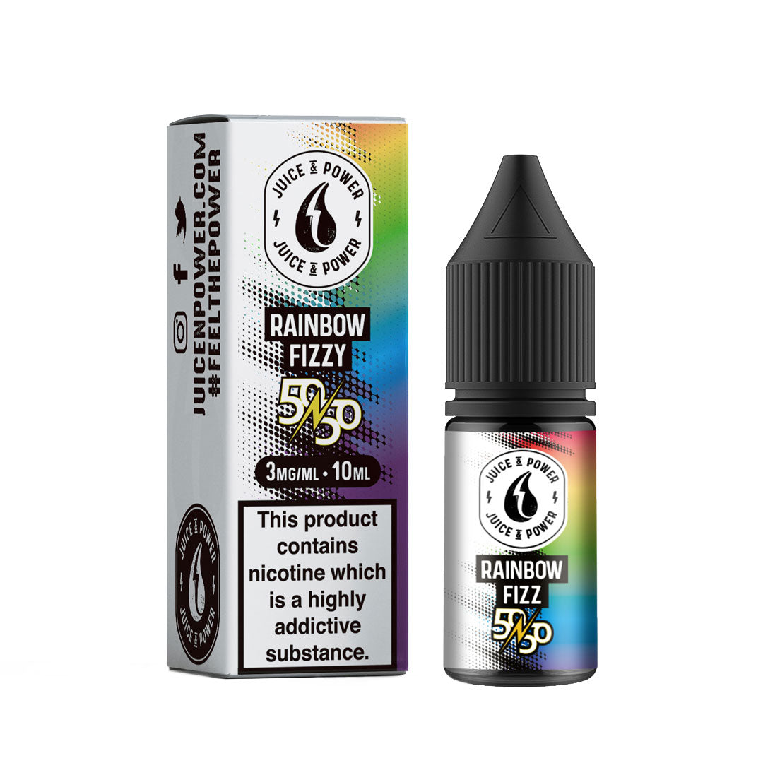 Juice N Power Rainbow Fizz 50/50 E-Liquid