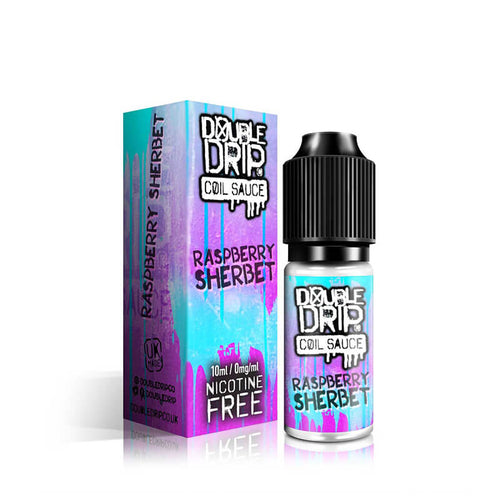 Double Drip Raspberry Sherbet E-Liquid 10ml