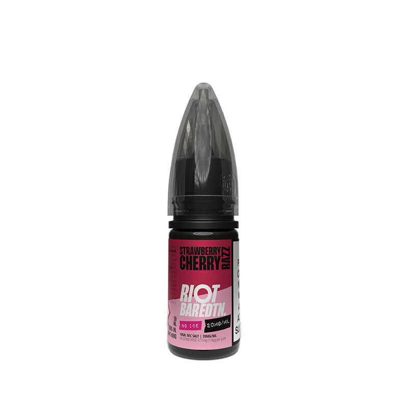 Riot Squad BAR EDTN Strawberry Cherry Razz No Ice 10ml Nic Salt E-Liquid