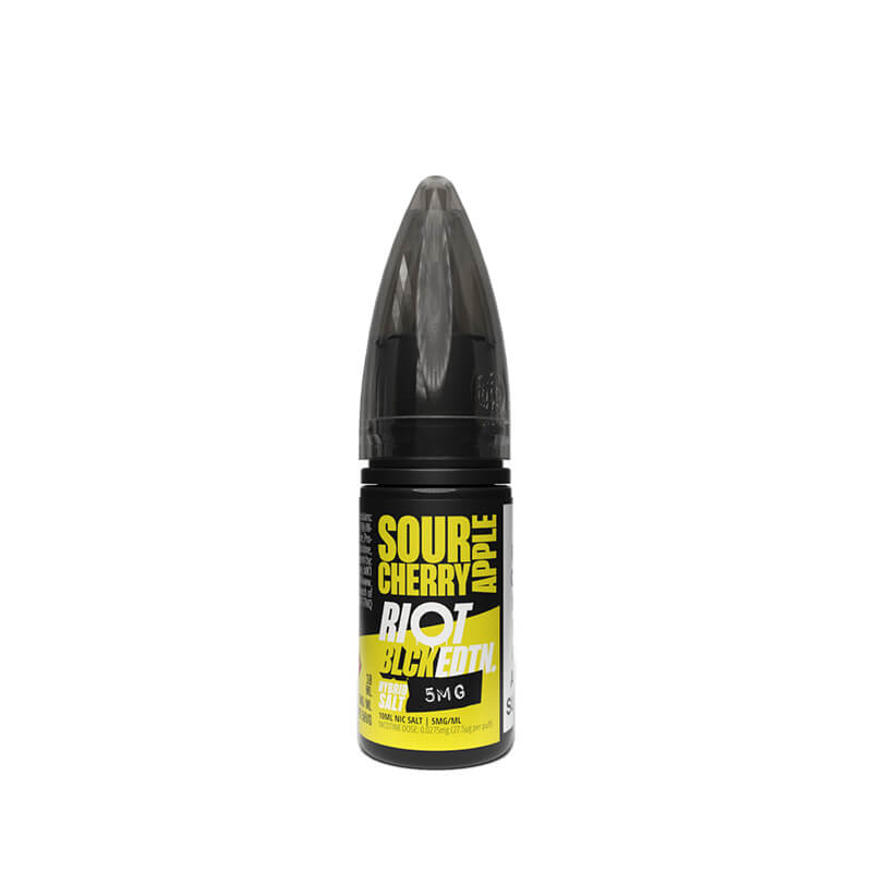 Riot Squad BLCK EDTN Sour Cherry & Apple 10ml Nic Salt E-Liquid