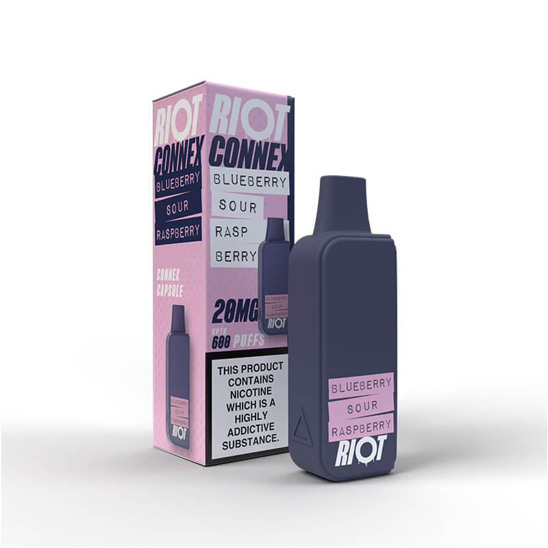 Riot Squad Connex Blueberry Sour Raspberry Prefilled Vape Pod - 1PK