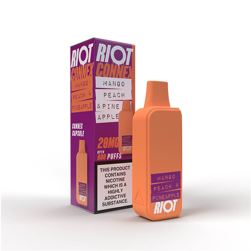 Riot Squad Connex Mango Peach Pineapple Prefilled Vape Pod - 1PK