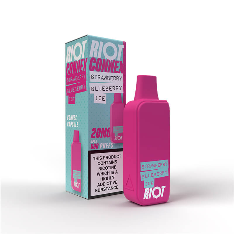 Riot Squad Connex Strawberry Blueberry Ice Prefilled Vape Pod - 1PK