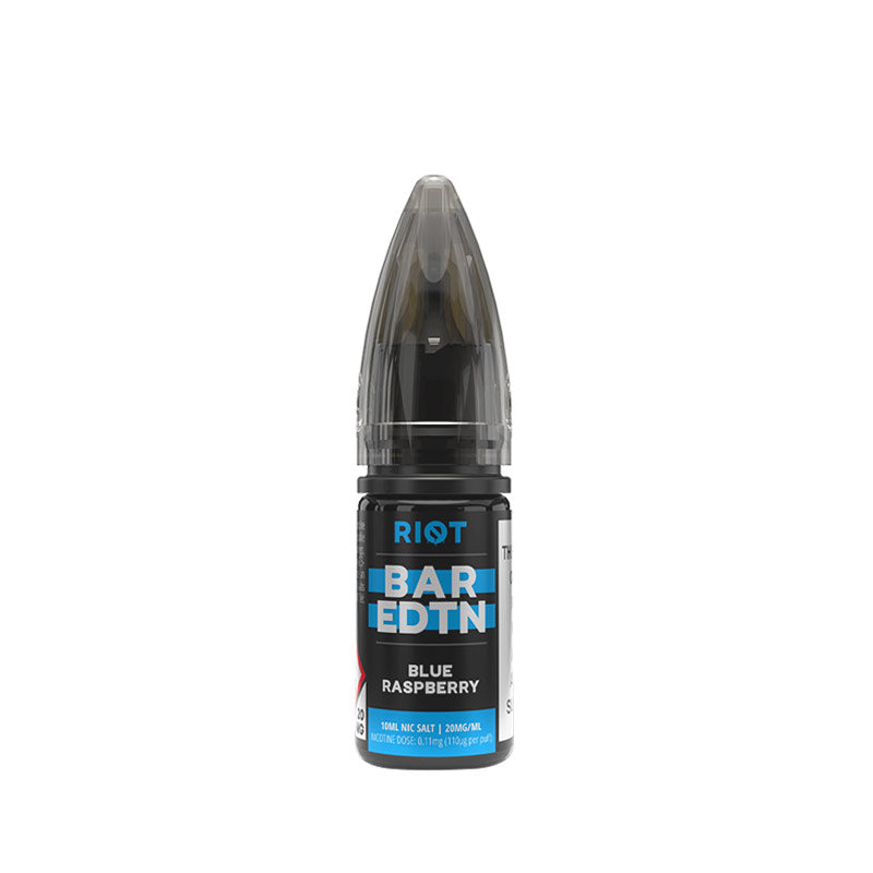 Riot Squad BAR EDTN Blue Raspberry  Nic Salt E-Liquid 10ml