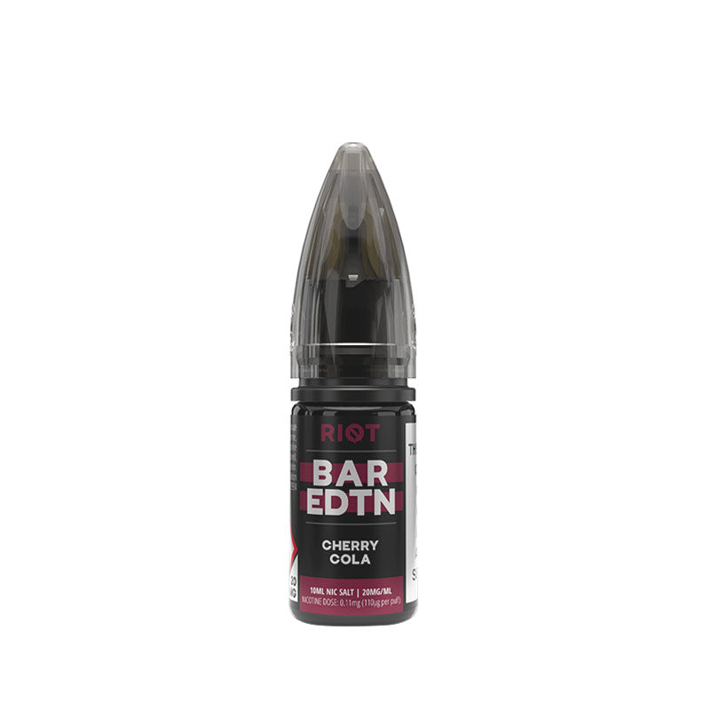 Riot Squad BAR EDTN Cherry Cola 10ml Nic Salt E-Liquid