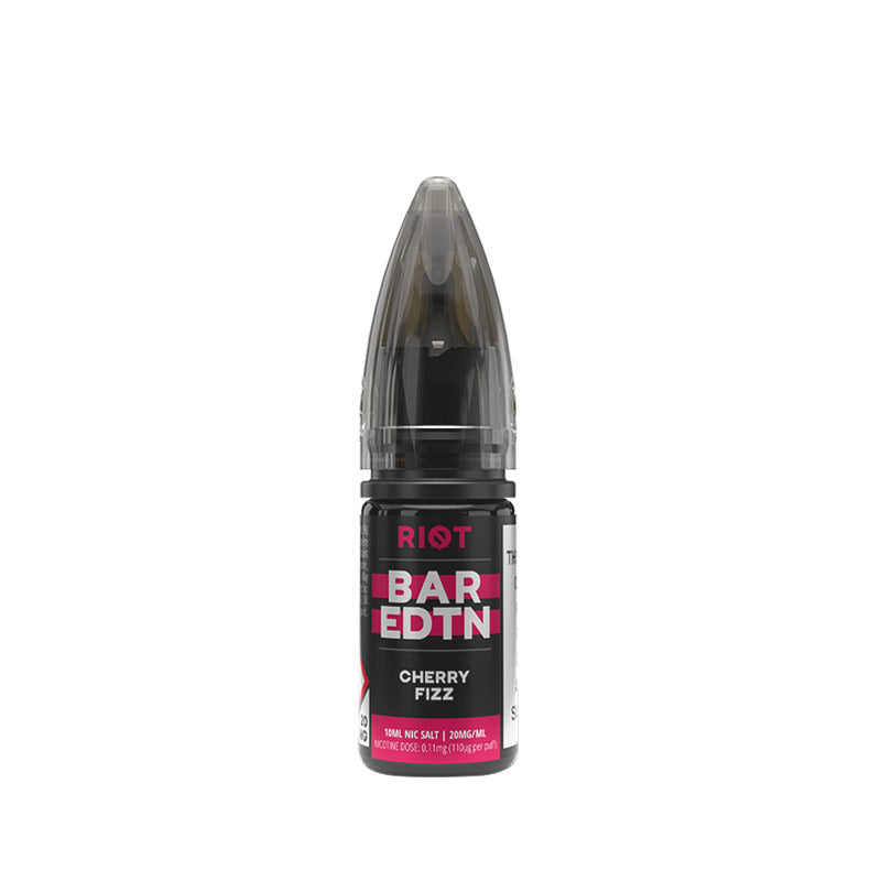 Riot Squad BAR EDTN Cherry Fizz 10ml Nic Salt E-Liquid