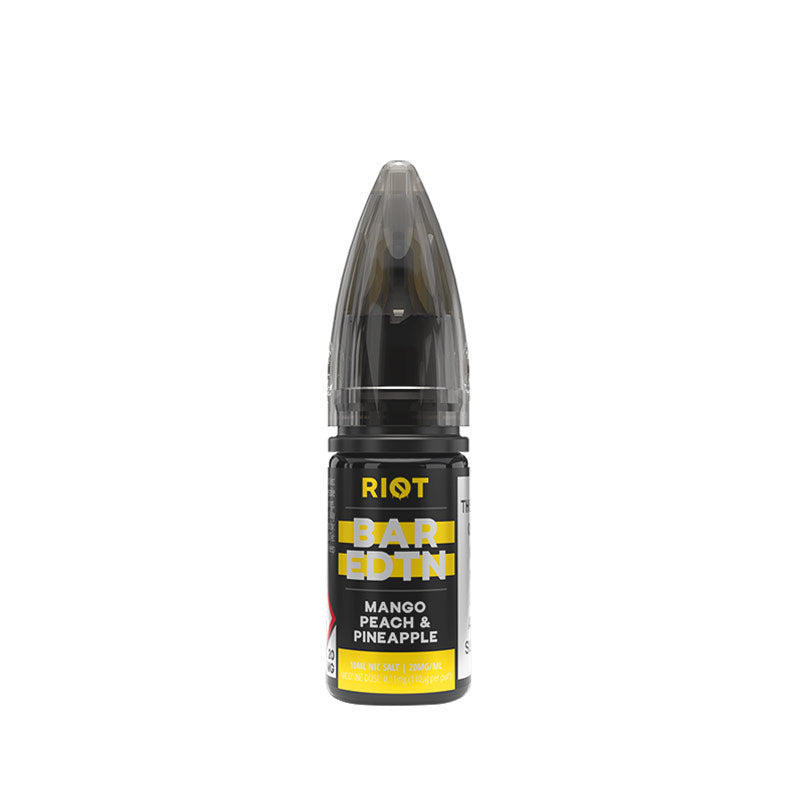 Riot Squad BAR EDTN Mango Peach Pineapple 10ml Nic Salt E-Liquid