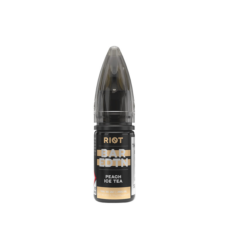 Riot Squad BAR EDTN Peach Ice Tea 10ml Nic Salt E-Liquid