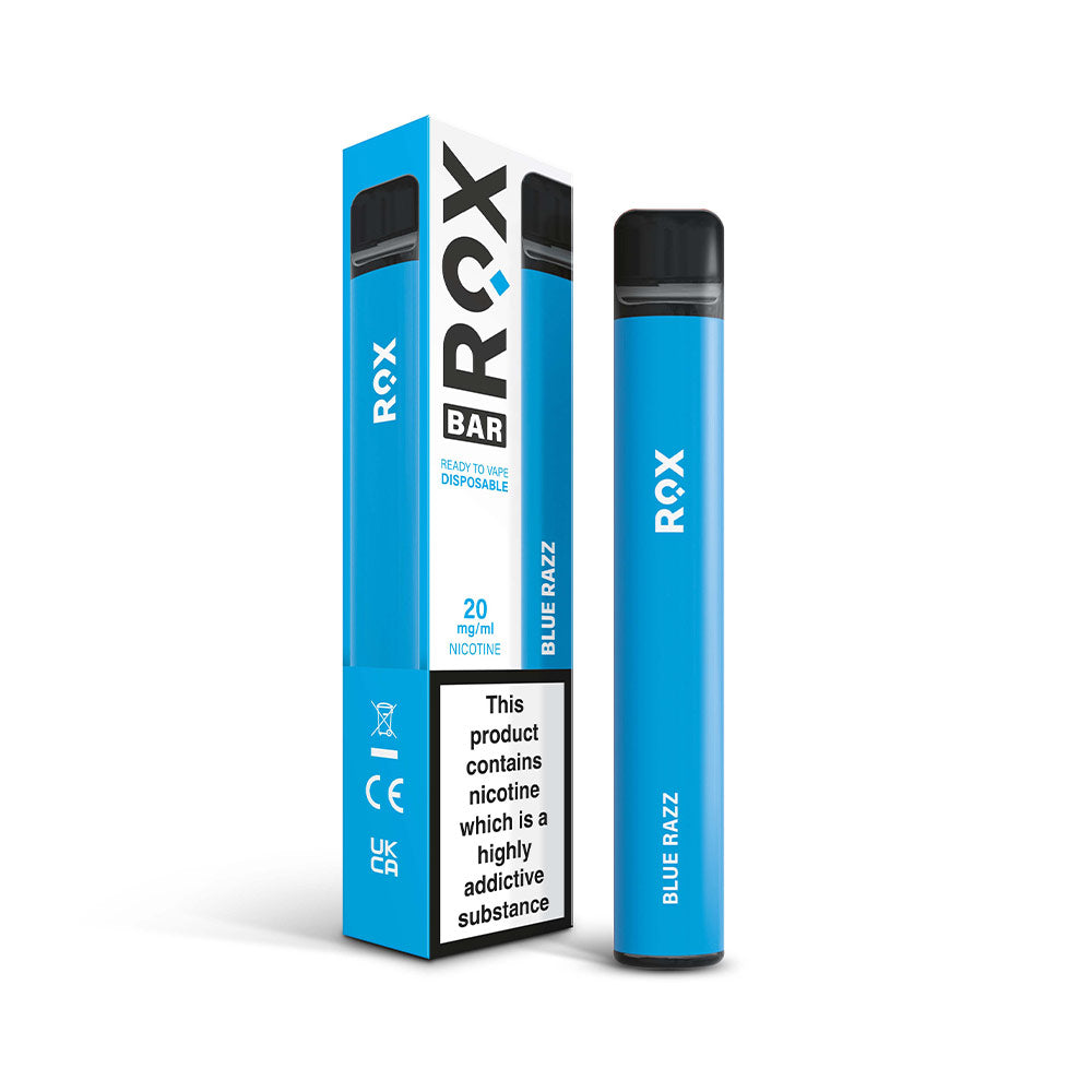 ROX Bar Blue Razz Disposable Vape 20mg