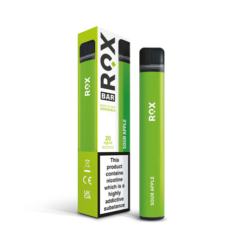 ROX Bar Sour Apple Disposable Vape 20mg