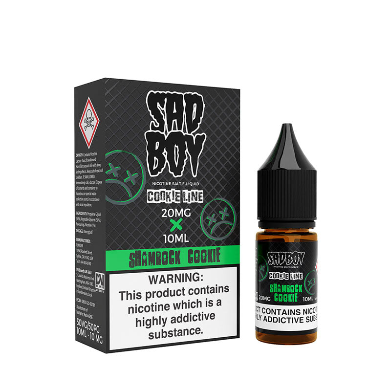 Sadboy Shamrock Cookie 10ml Nic Salt E-Liquid